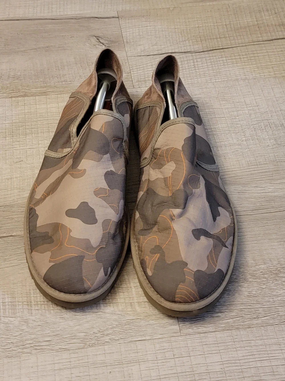 UGG Men's Camouflage Slip-On Loafers in Brown and Tan